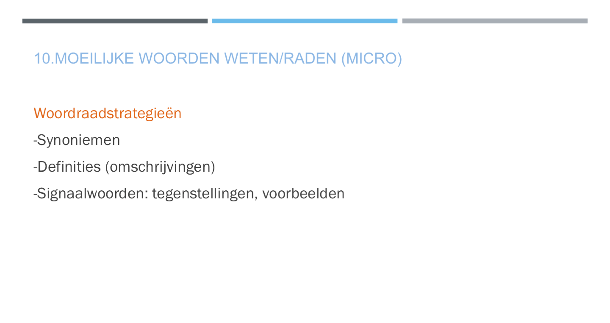 10.Moeilijke woorden (micro) – Taaltools